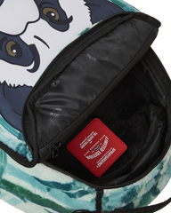 PANDA COZY VELOUR FUR BACKPACK